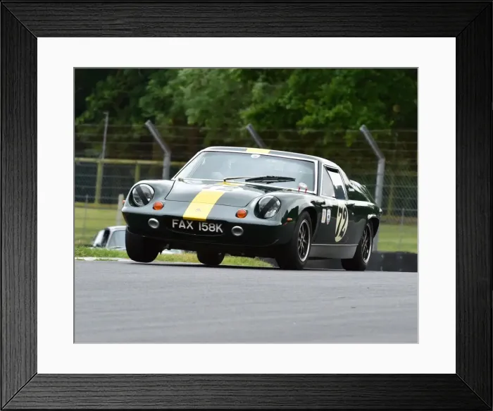 Framed Print : CM9 3248 Jim Dean, Lotus Europa Framed Print : CM9 3248 Jim Dean, Lotus Europa