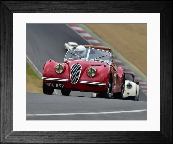 Framed Print : CM9 3074 Geoff Ottley, Jaguar XK120 Framed Print : CM9 3074 Geoff Ottley, Jaguar XK120