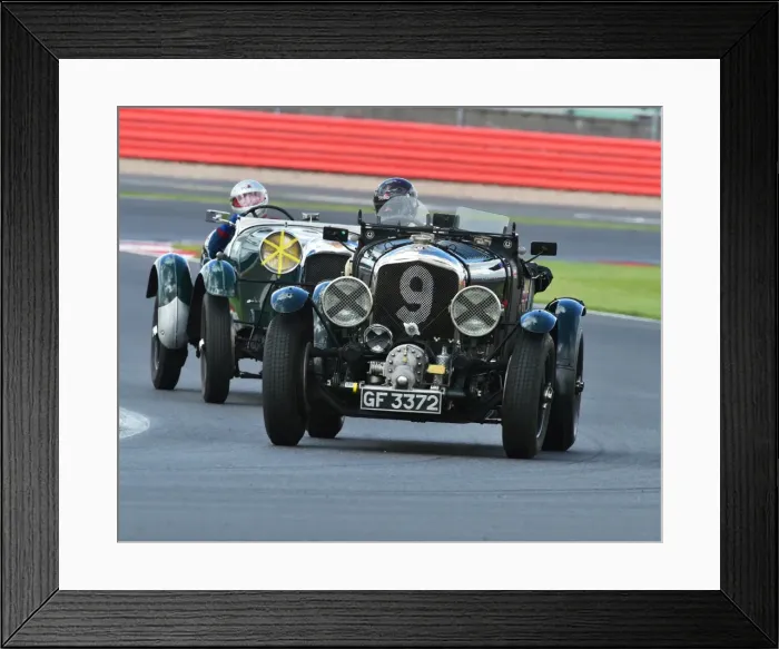 Framed Print : CM9 6761 Ron Warmington, Bentley 4Aoe blower Framed Print : CM9 6761 Ron Warmington, Bentley 4Aoe blower