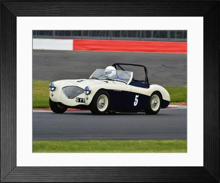 Framed Print : CM9 6245 Matthew Collings, Austin Healey 100M Framed Print : CM9 6245 Matthew Collings, Austin Healey 100M