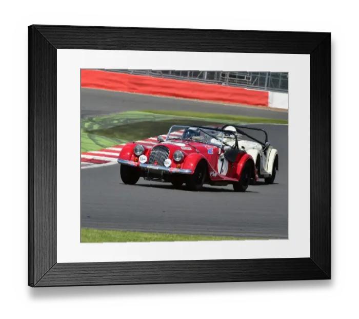 Framed Print : CM9 6490 Mary Lindsay, Morgan Plus 8