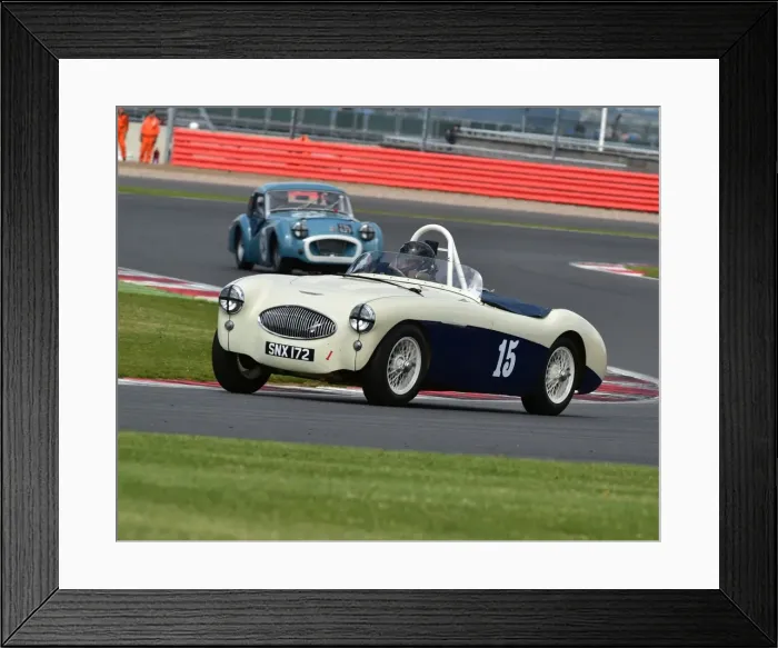Framed Print : CM9 6629 Paul Griffin, Austin Healey 100S Framed Print : CM9 6629 Paul Griffin, Austin Healey 100S