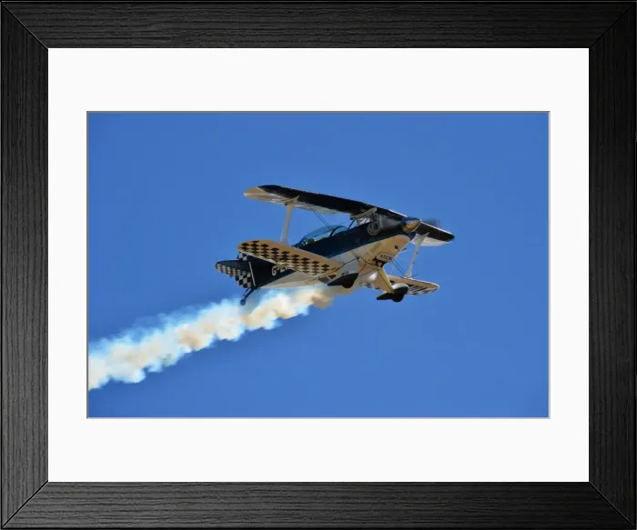Framed Print : CM9 7797 Willie Cruickshank, G-Z111, Pitts S2B, Wildcats Aerobatics Framed Print : CM9 7797 Willie Cruickshank, G-Z111, Pitts S2B, Wildcats Aerobatics