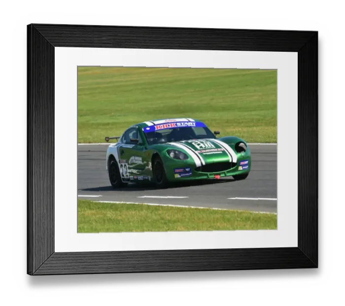 Framed Print : CM9 7861 Ben Green, SuperGreen racing