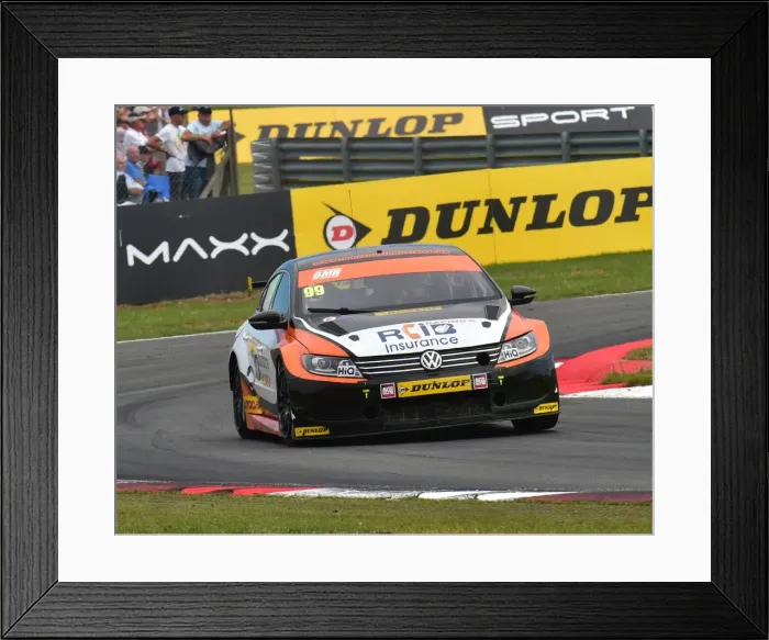 Framed Print : CM9 7965 Jason Plato, Volkswagen CC Framed Print : CM9 7965 Jason Plato, Volkswagen CC