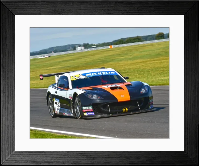 Framed Print : CM9 7324 Flick Haigh, Ginetta GT4