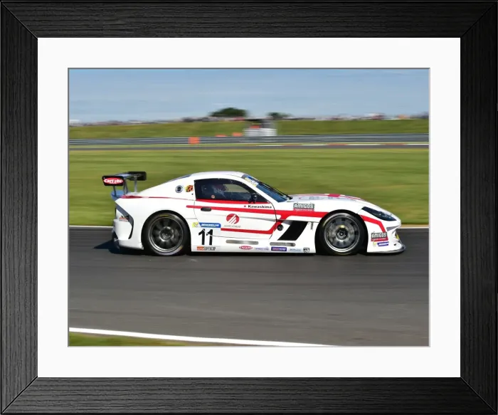 Framed Print : CM9 7354 Osamu Kawashima, Ginetta GT4 Framed Print : CM9 7354 Osamu Kawashima, Ginetta GT4