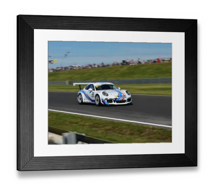 Framed Print : CM9 7574 Peter Jennings, Porsche GT3
