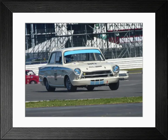 Framed Print : CM9 3858 Oliver Ford, John Smirthwaite, Ford Lotus Cortina