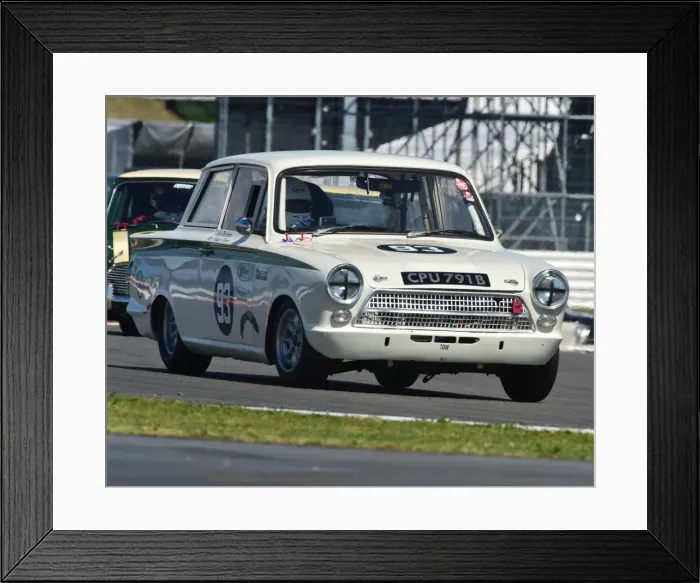 Framed Print : CM9 3908 John Dunham, Mark Owen, Ford Lotus Cortina Framed Print : CM9 3908 John Dunham, Mark Owen, Ford Lotus Cortina