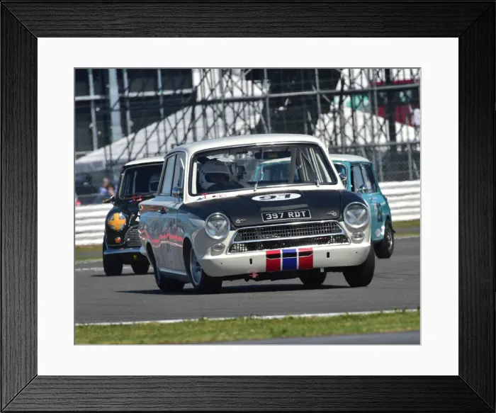 Framed Print : CM9 3914 Arne Berg, Ford Lotus Cortina