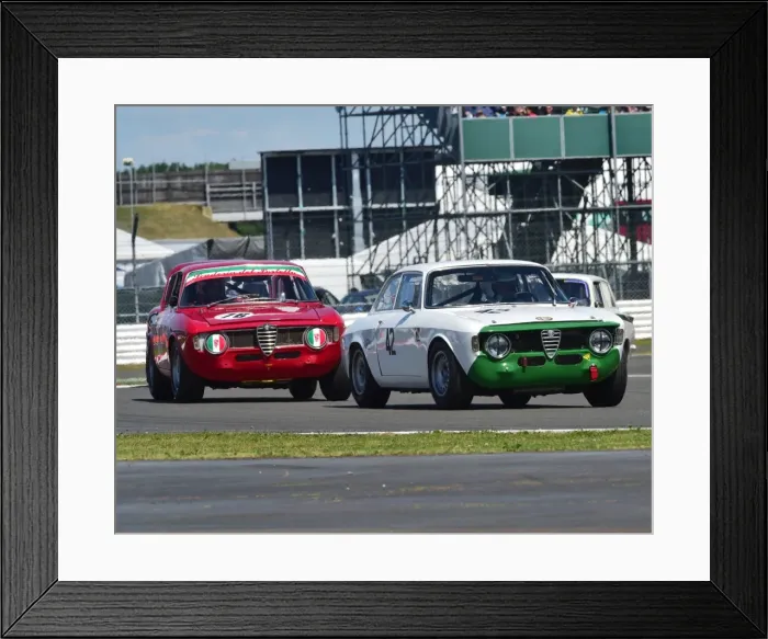 Framed Print : Alfa vs Alfa, Ros Shaw, Chas Matthews, Alfa Romeo Giulia GT, Paul Chase-Gardener Framed Print : Alfa vs Alfa, Ros Shaw, Chas Matthews, Alfa Romeo Giulia GT, Paul Chase-Gardener