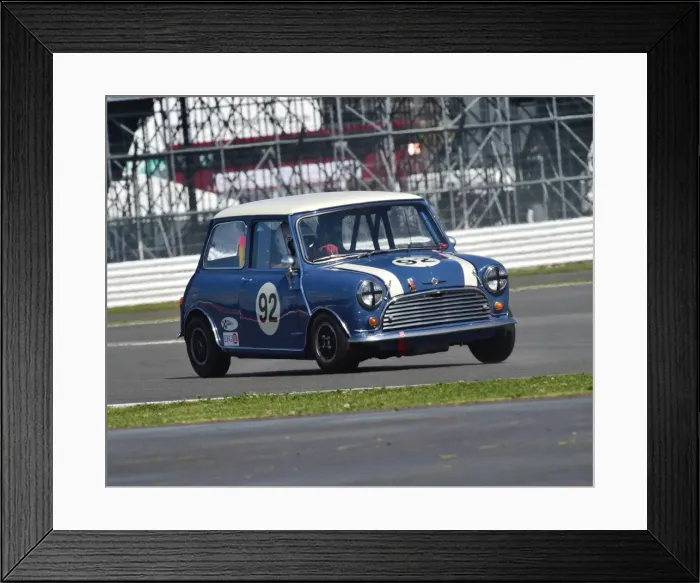 Framed Print : CM9 3963 Steve Jones, Morris Mini Cooper S Framed Print : CM9 3963 Steve Jones, Morris Mini Cooper S