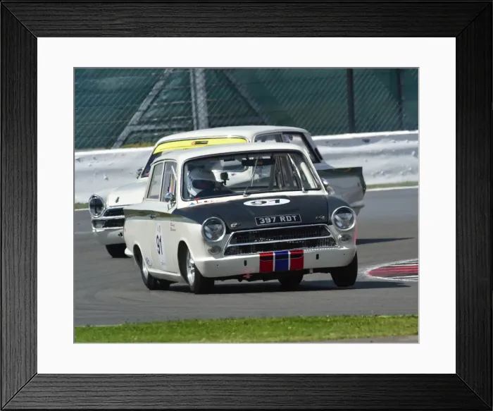 Framed Print : CM9 4043 Arne Berg, Ford Lotus Cortina