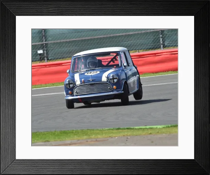 Framed Print : CM9 4046 Steve Jones, Morris Mini Cooper S Framed Print : CM9 4046 Steve Jones, Morris Mini Cooper S
