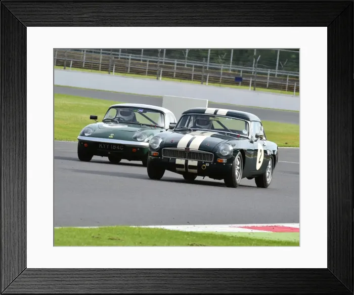 Framed Print : CM9 7098 Mike Lillywhite, MG B, Don Hands, Lotus Elan S1 Framed Print : CM9 7098 Mike Lillywhite, MG B, Don Hands, Lotus Elan S1