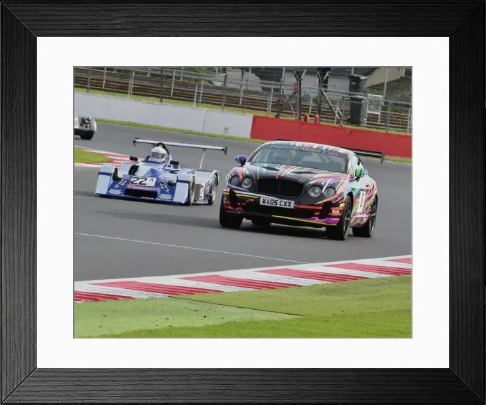 Framed Print : CM9 7127 Simon Worthington, Bentley GT, Philip Barak, Mallock Mk20b