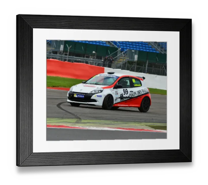 Framed Print : CJ6 0003 Darren Johnson, Renault Clio Framed Print : CJ6 0003 Darren Johnson, Renault Clio