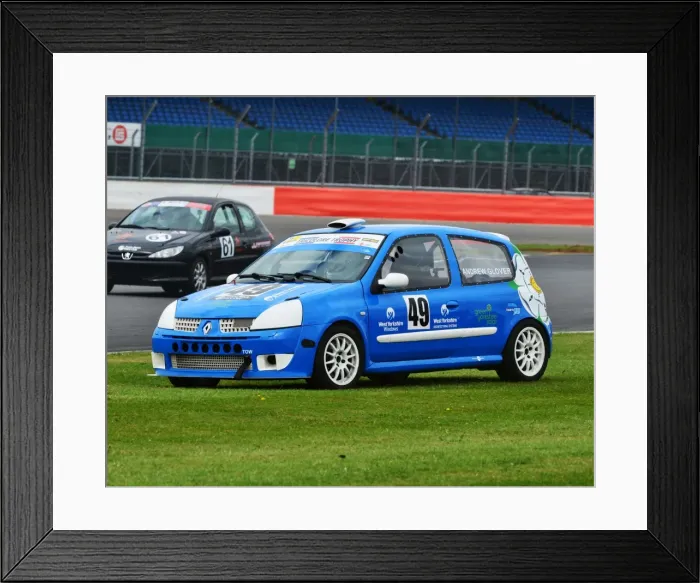 Framed Print : CJ6 0016 Andrew Glover, Renault Clio 172 Framed Print : CJ6 0016 Andrew Glover, Renault Clio 172