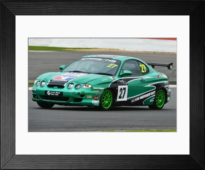 Framed Print : CJ6 0038 Dan Blake, Hyundai Coupe Framed Print : CJ6 0038 Dan Blake, Hyundai Coupe