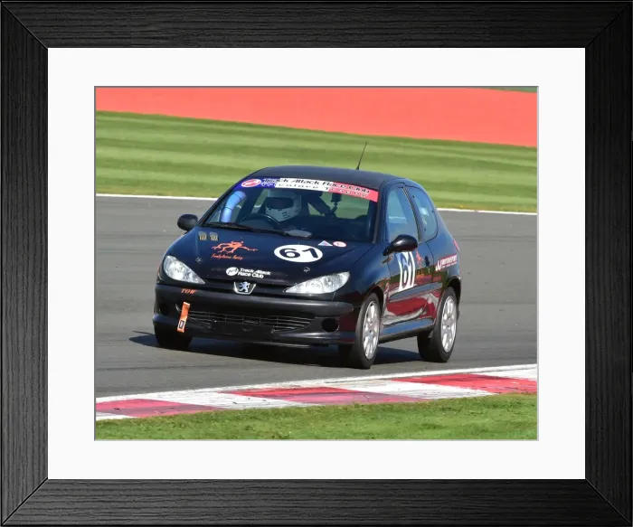 Framed Print : CM9 8625 Adam Shale, Peugeot 206GTi Framed Print : CM9 8625 Adam Shale, Peugeot 206GTi
