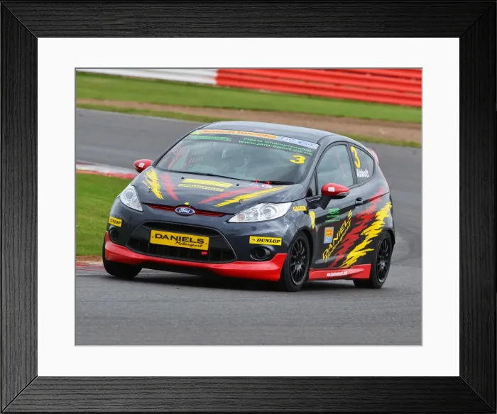 Framed Print : CJ6 0160 David Abbott, Ford Fiesta Zetec S Framed Print : CJ6 0160 David Abbott, Ford Fiesta Zetec S