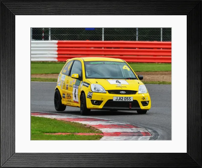 Framed Print : CJ6 0181 James Ross, Ford Fiesta ST
