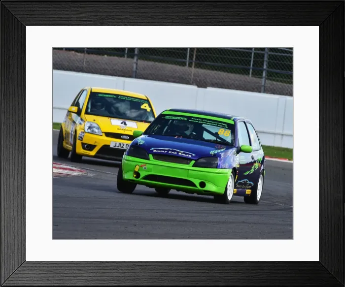 Framed Print : CM9 8805 John Cooper, Ford Fiesta Zetec Framed Print : CM9 8805 John Cooper, Ford Fiesta Zetec