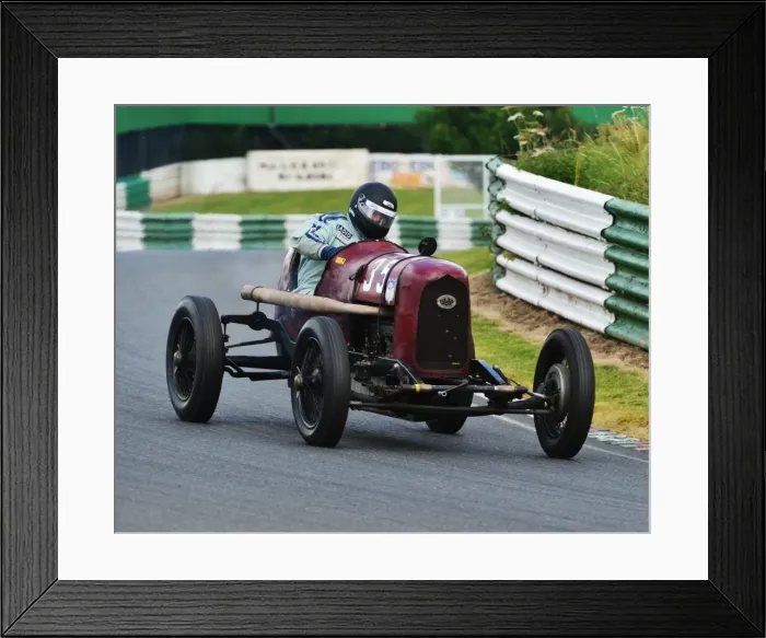 Framed Print : CJ6 0474 Nick Leston, Lovell Elkhart Sprint Racer