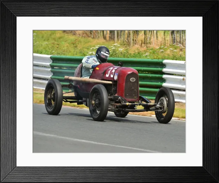 Framed Print : CJ6 0506 Nick Leston, Lovell Elkhart Sprint Racer