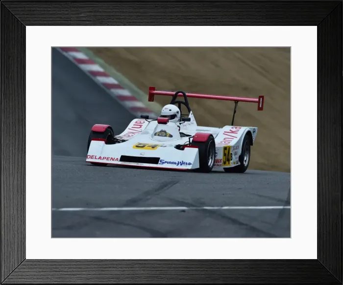 Framed Print : CM10 2029 Barry Webb, Mallock Mk16, BW Framed Print : CM10 2029 Barry Webb, Mallock Mk16, BW