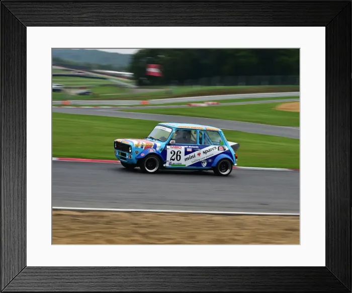 Framed Print : CM10 2532 Bill Richards, Rover Mini Clubman Framed Print : CM10 2532 Bill Richards, Rover Mini Clubman