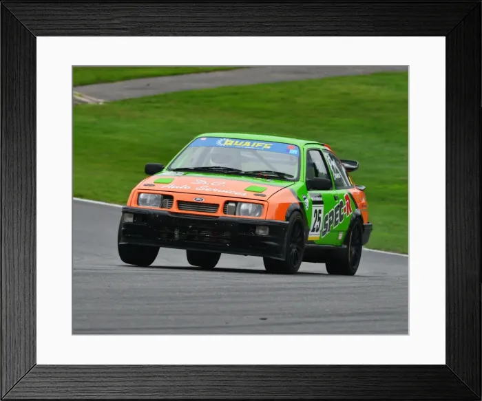 Framed Print : CJ6 0880 Dan Cowan, Ford Sierra Framed Print : CJ6 0880 Dan Cowan, Ford Sierra