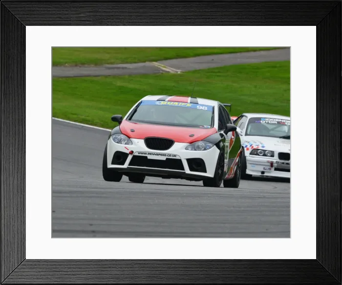 Framed Print : CJ6 0888 Dave Charlton, Seat Leon Framed Print : CJ6 0888 Dave Charlton, Seat Leon