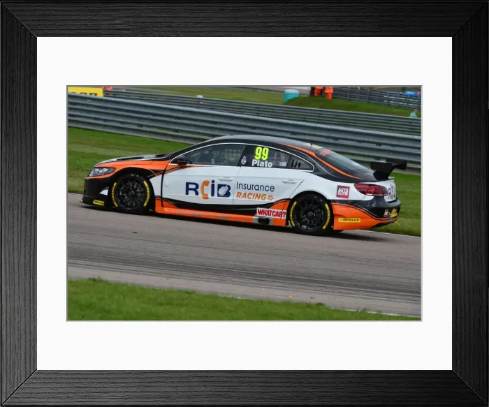 Framed Print : CJ6 1370 Jason Plato, Volkswagen CC Framed Print : CJ6 1370 Jason Plato, Volkswagen CC
