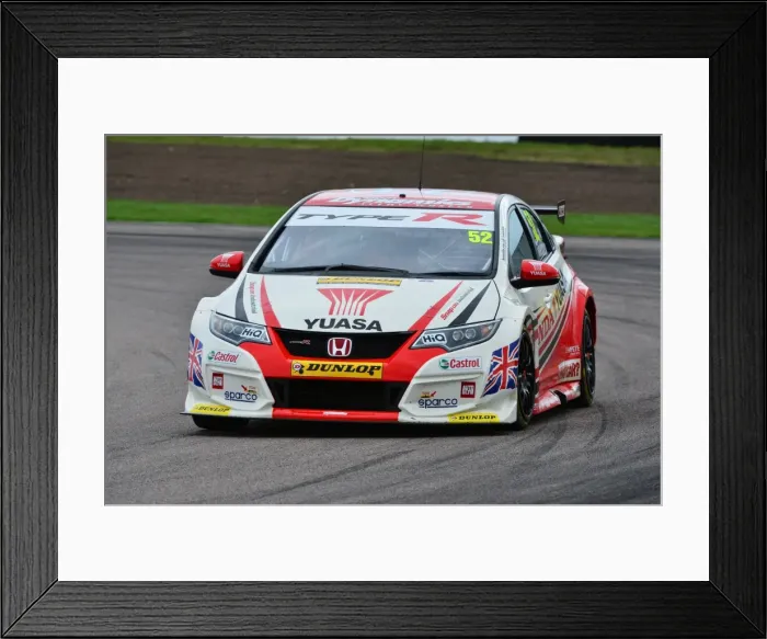 Framed Print : CJ6 1407 Gordon Shedden, Honda Civic Type R Framed Print : CJ6 1407 Gordon Shedden, Honda Civic Type R