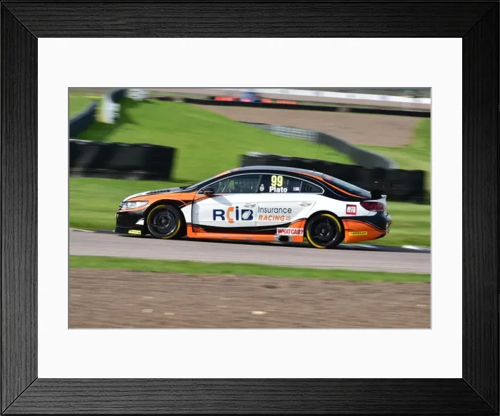 Framed Print : CM10 3053 Jason Plato, Volkswagen CC Framed Print : CM10 3053 Jason Plato, Volkswagen CC