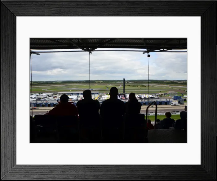 Framed Print : CJ6 1450 The view from the grandstand
