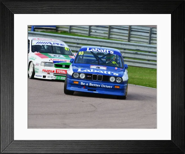 Framed Print : CJ6 1640 Dave Ball, BMW E36 M3