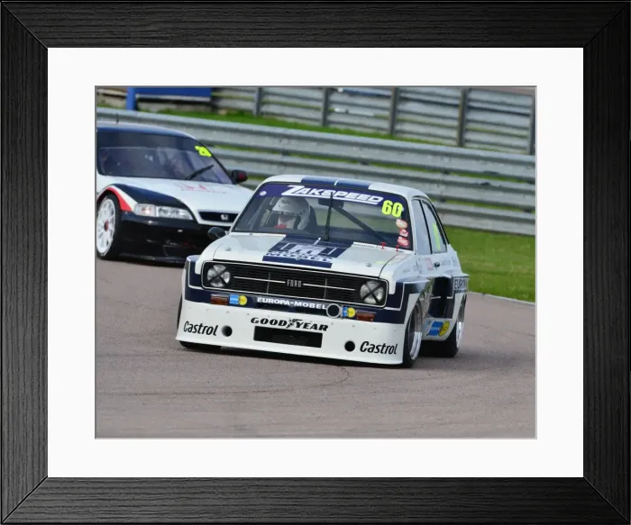 Framed Print : CJ6 1638 Mark Wright, Ford Escort Framed Print : CJ6 1638 Mark Wright, Ford Escort
