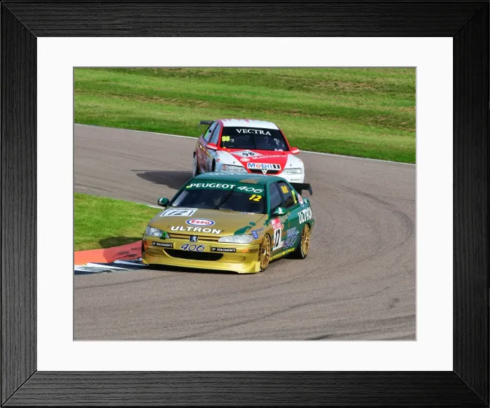 Framed Print : CJ6 1666 Patrick Watts, Peugeot 406 Framed Print : CJ6 1666 Patrick Watts, Peugeot 406