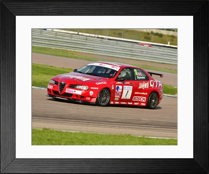 Framed Print : CJ6 1716 Steve Dymoke, Alfa Romeo 156 Framed Print : CJ6 1716 Steve Dymoke, Alfa Romeo 156