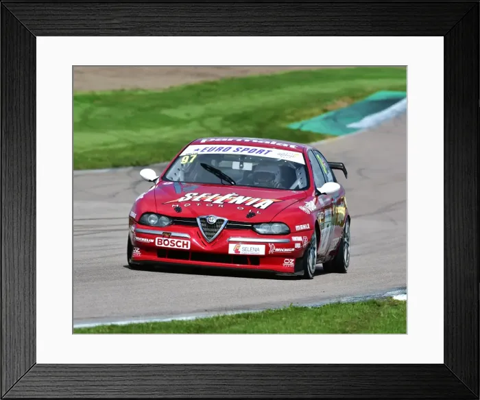 Framed Print : CM10 2979 Neil Smith, Alfa Romeo 156 Framed Print : CM10 2979 Neil Smith, Alfa Romeo 156