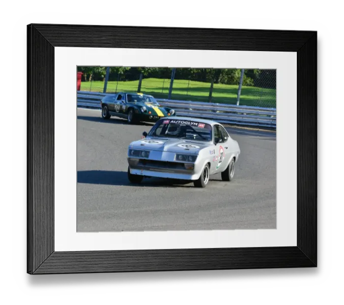 Framed Print : CJ6 2481 Gary Fletcher, Vauxhall Firenza