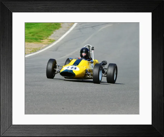 Framed Print : CJ6 2706 Bill Cowing, Ginetta G18B Framed Print : CJ6 2706 Bill Cowing, Ginetta G18B