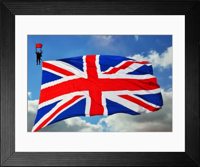 Framed Print : CJ6 2895 Red Devils, Parachute display team Framed Print : CJ6 2895 Red Devils, Parachute display team