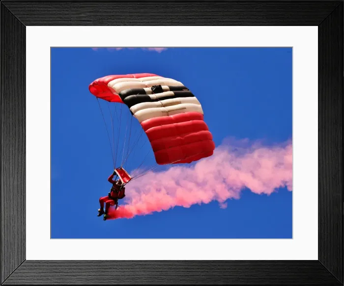 Framed Print : CM10 9753 Red Devils, Parachute display team Framed Print : CM10 9753 Red Devils, Parachute display team