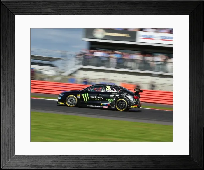 Framed Print : CM11 0002 Nic Hamilton, Audi S3