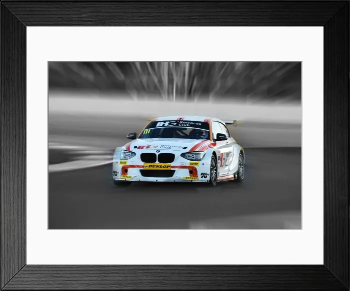 Framed Print : CM11 0947 Andy Priaulx, BMW 125i M Sport Framed Print : CM11 0947 Andy Priaulx, BMW 125i M Sport