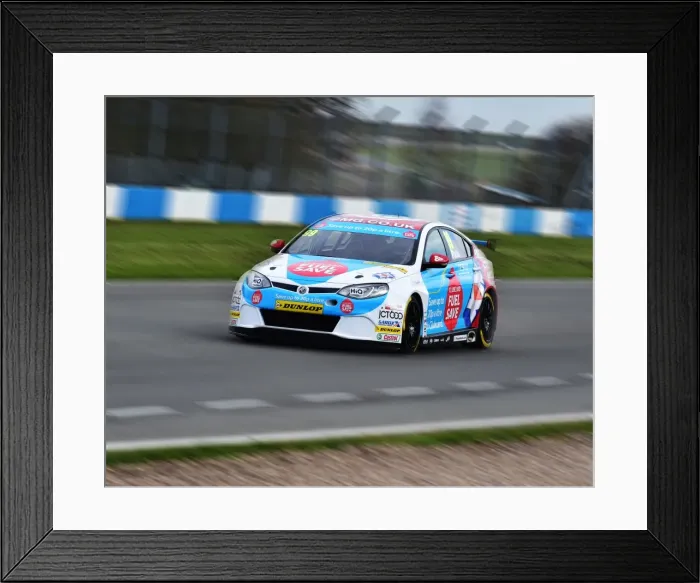 Framed Print : CM1 0310 Jason Plato, MG6 GT Framed Print : CM1 0310 Jason Plato, MG6 GT